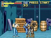une photo d'Ã©cran de Final Fight CD sur Sega Mega-CD